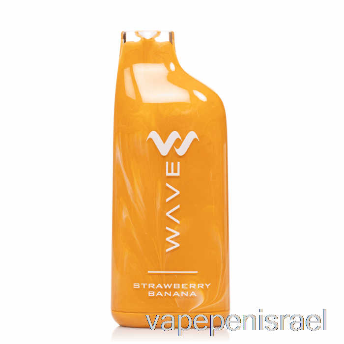 חד פעמי Vape Israel Wavetec Wave 8000 בננה תות חד פעמית
